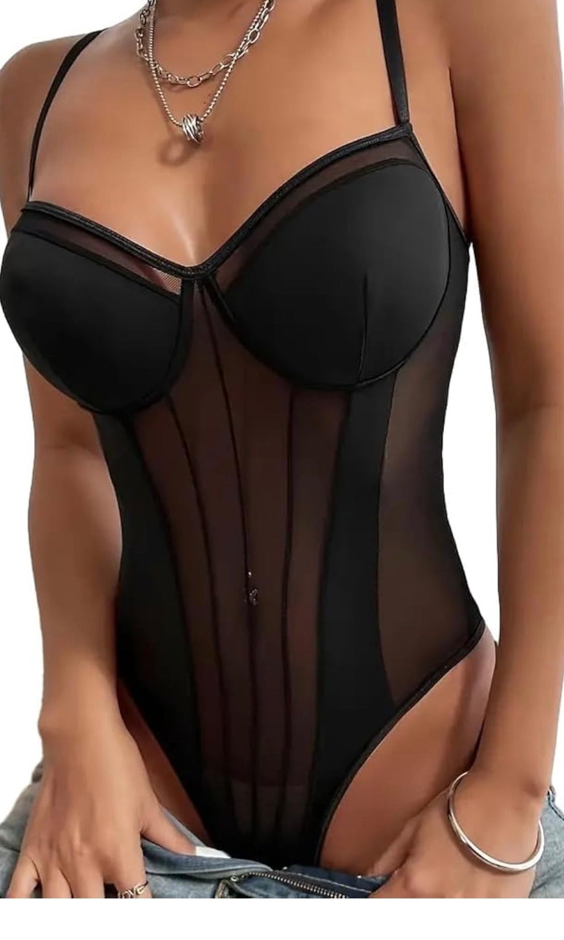 Black bodysuit