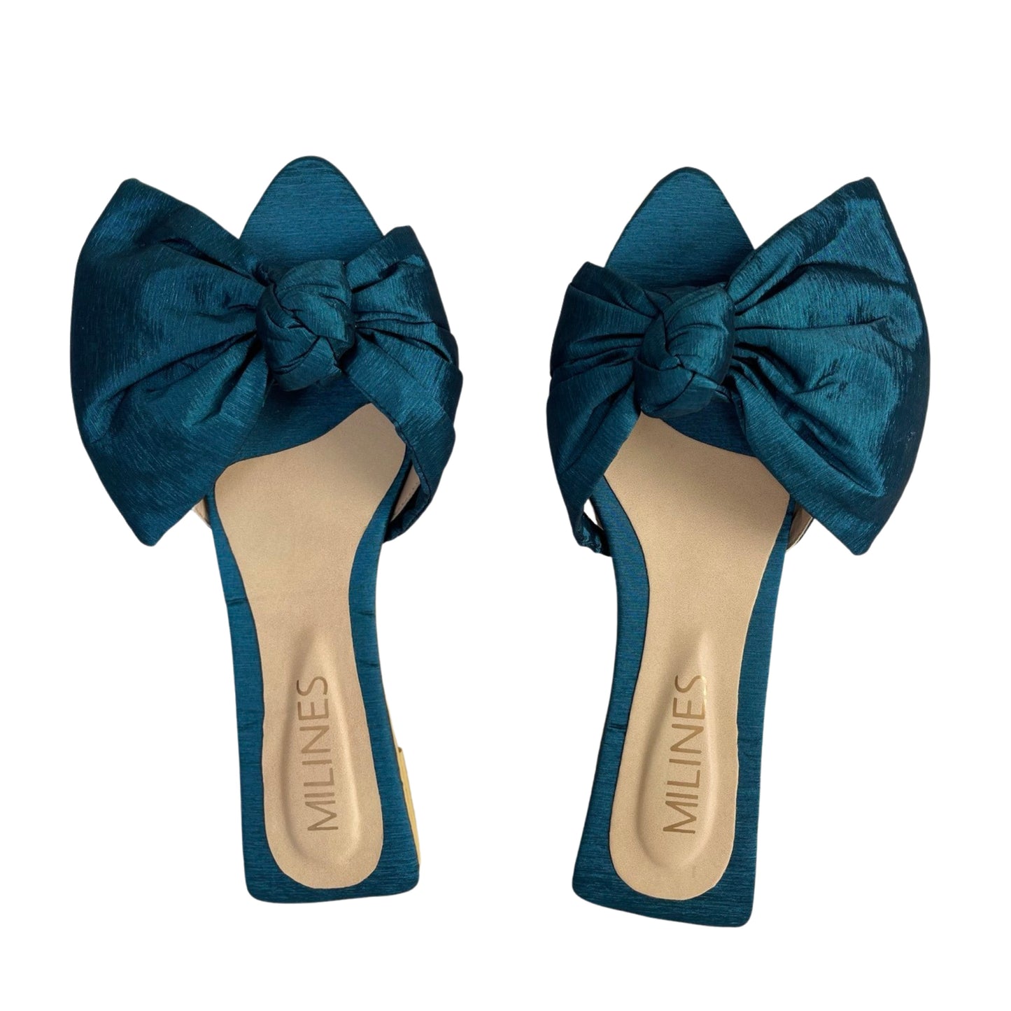 G. Vegan petrol blue sandals