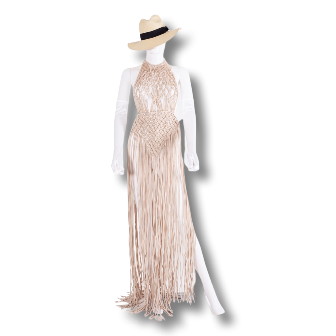 L. Sarong designed in tulum style in beige