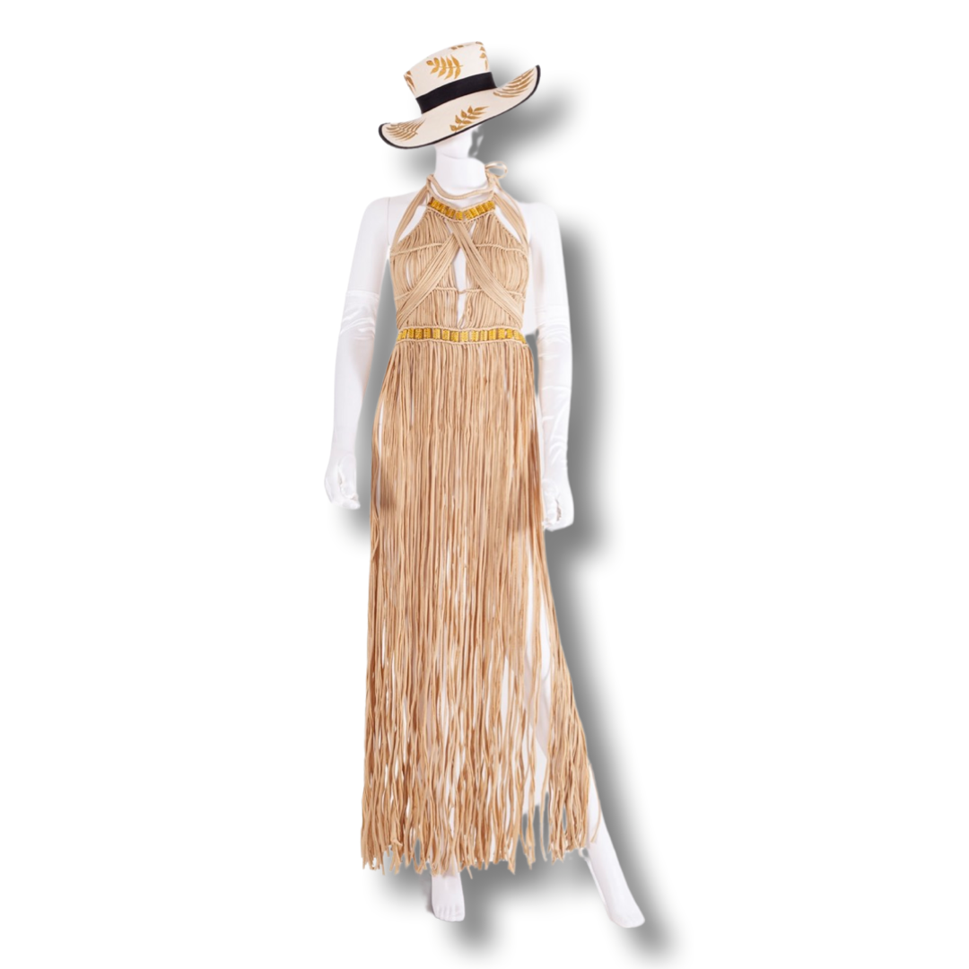 L. Sarong designed in tulum style in beige